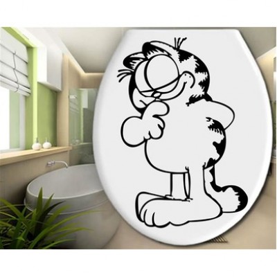 Garfield Klozet Kapağı Wc, Banyo  Sticker