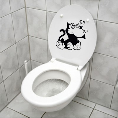 Maymun Klozet Sticker