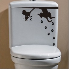 Yaramaz Fare Klozet Banyo Sticker