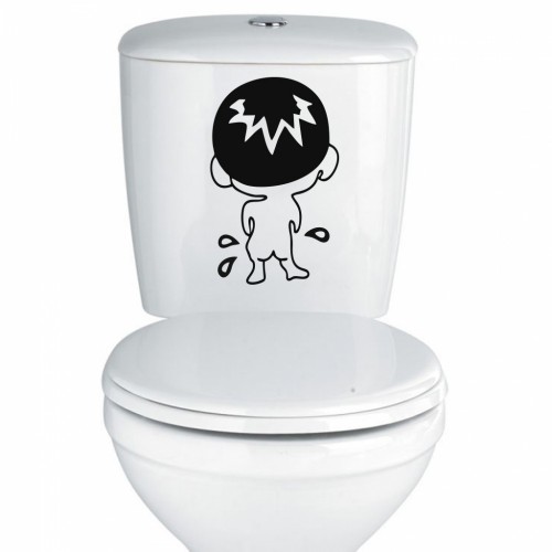 Çocuk Klozet, Kapı, Banyo Sticker