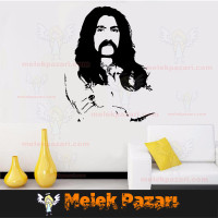 Barış Manço Slilüeti Duvar Sticker