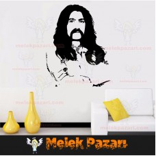 Barış Manço Slilüeti Duvar Sticker