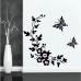Çiçek ve Kelebekler Floral Duvar Sticker