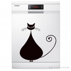 Kedi Beyaz Eşya Sticker 