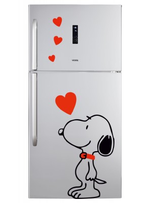 Köpek ve Kalp Beyaz Eşya, Dolap Sticker Köpek ve Kalp Beyaz Eşya, Dolap Sticker