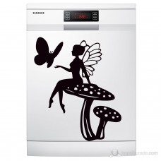 Peri ve Kelebek Beyaz Eşya Sticker 