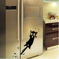 Yaramaz Kedi Beyaz Eşya Sticker