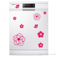 Çiçek ve Kelebekler Beyaz Eşya, Banyo Sticker