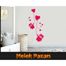 Uçan Baykuşlar Çocuk Odası Duvar Sticker 