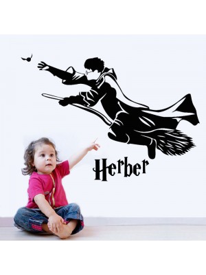 Harry potter ve Süpürgesi Duvar Sticker Harry potter ve Süpürgesi Duvar Sticker