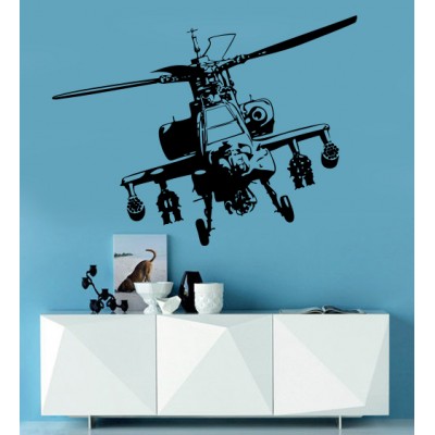 Apache Savaş Helikopteri Duvar Sticker