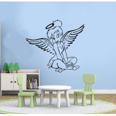 Melek Kız Çocuk Odası Duvar Sticker 