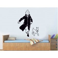 Tenten ve Köpeği  Çocuk Odası Duvar Sticker 