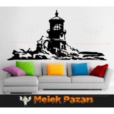 Deniz Feneri Duvar Sticker