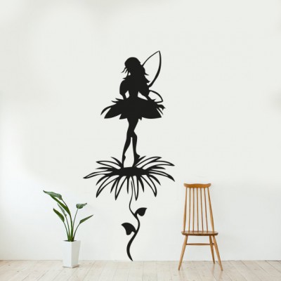 Çiçek Perisi Duvar Sticker