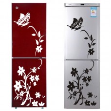 Çiçek ve Kelebek Beyaz Eşya, Dolap Sticker 