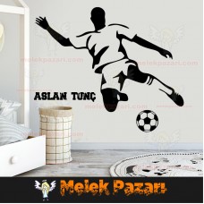 Futbolcu Duvar Sticker