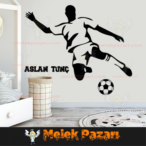 Futbolcu Duvar Sticker