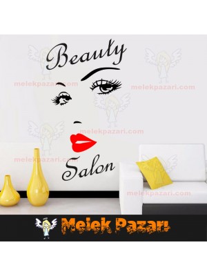 Güzellik Salonu, Kuaför Duvar Sticker
