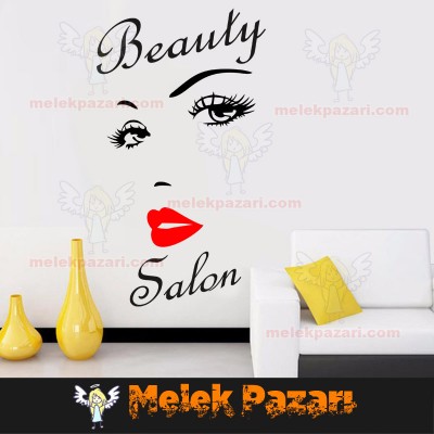 Güzellik Salonu, Kuaför Duvar Sticker