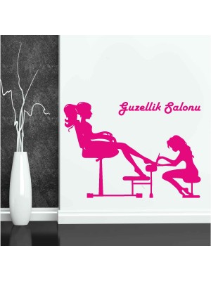 Güzellik Salonu Dekor Duvar Sticker