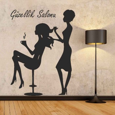 Güzellik Salonu, Kuaför Duvar Sticker