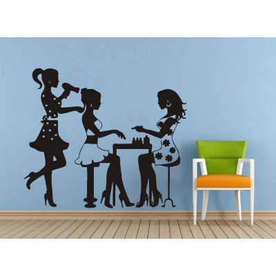 Güzellik Salonu Kuaför Duvar Sticker