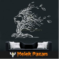  Tribal Aslan Duvar Sticker 