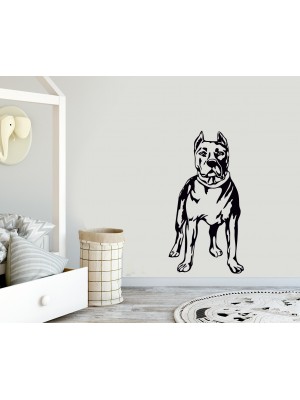 Pitbull Köpek Duvar Sticker Pitbull Köpek Duvar Sticker