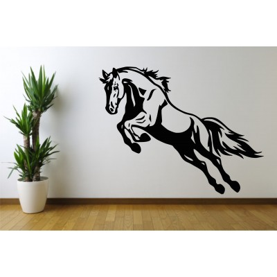 Atlayan At Duvar Sticker