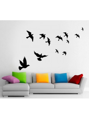 Kuş Sürüsü Duvar Sticker