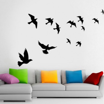 Kuş Sürüsü Duvar Sticker