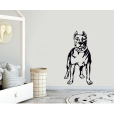 Pitbull Köpek Duvar Sticker 