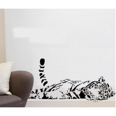 Yatan Kaplan Duvar Sticker