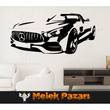 Mercedes Otomobil Duvar Sticker 