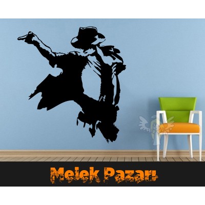 Micael Jockson Duvar Sticker.  Çıkartma