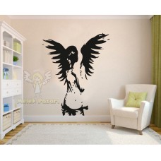 Melek Kız Duvar Sticker 