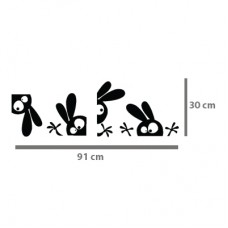 Tavşan Kapı, Dolap, Duvar Sticker 