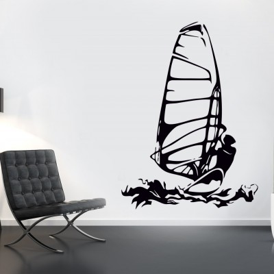 Yelken Sörfçüsü Duvar Sticker