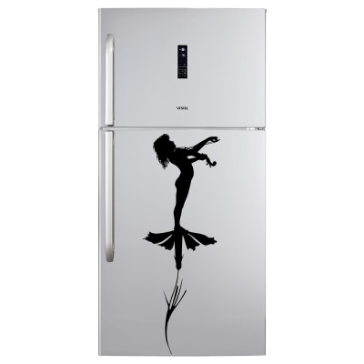 Keman Çalan Kız Beyaz Eşya Sticker