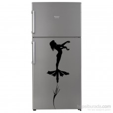 Keman Çalan Kız Beyaz Eşya Sticker 