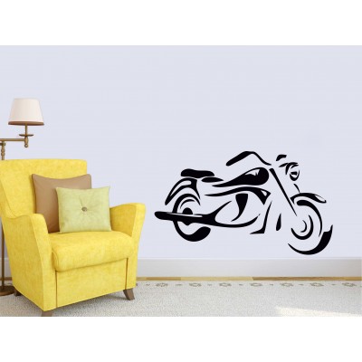 Chopper Motor Duvar Sticker