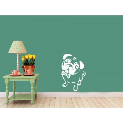 Bulldog Köpek Duvar Sticker