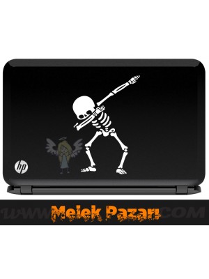 Dansçı İskelet Laptop Sticker Dansçı İskelet Laptop Sticker