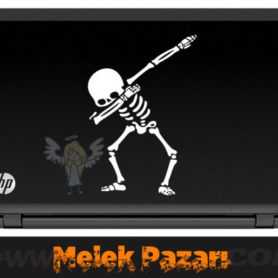 Dansçı İskelet Laptop Sticker