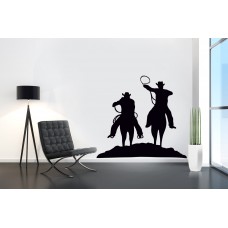 Atlı Kovboylar Duvar Sticker