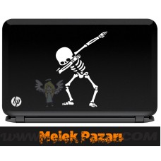 Dansçı İskelet Laptop Sticker 