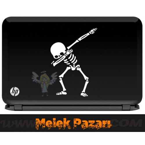 Dansçı İskelet Laptop Sticker