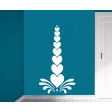 Kalp Bordür Duvar Sticker 