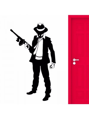Mafya, Gangster Duvar Sticker